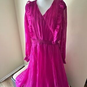 Eloquii Pink Midi Dress